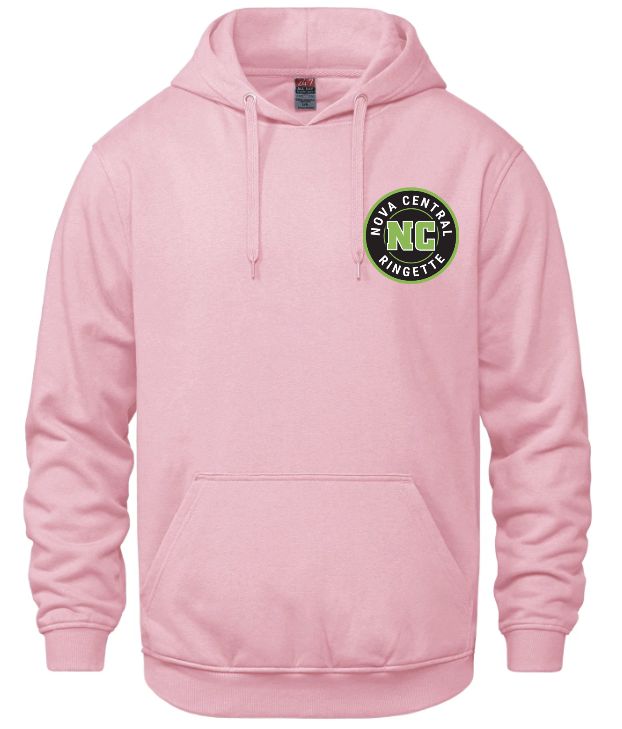 Nova Central Ringette - Pink Nova Central Ringette Vault Hoodie (Left Chest)