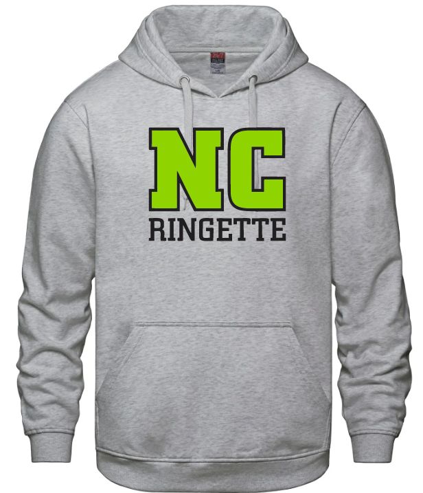 Nova Central Ringette - Athletic Grey NC Ringette Vault Hoodie (Full Chest)