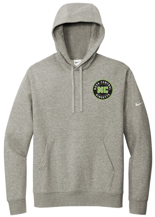 Nova Central Ringette - Dark Heather Grey Nike Nova Central Ringette Hoodie (Left Chest)