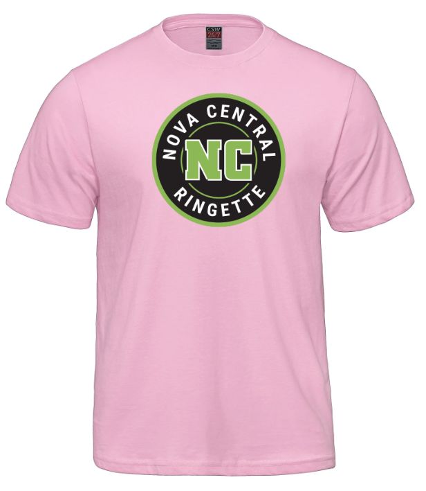 Nova Central Ringette - Pink Parkour Nova Central Ringette T-Shirt (Full Chest)