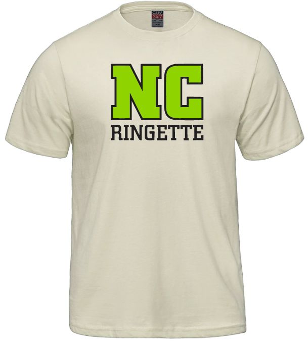 Nova Central Ringette - Ivory Parkour NC Ringette T-Shirt (Full Chest)