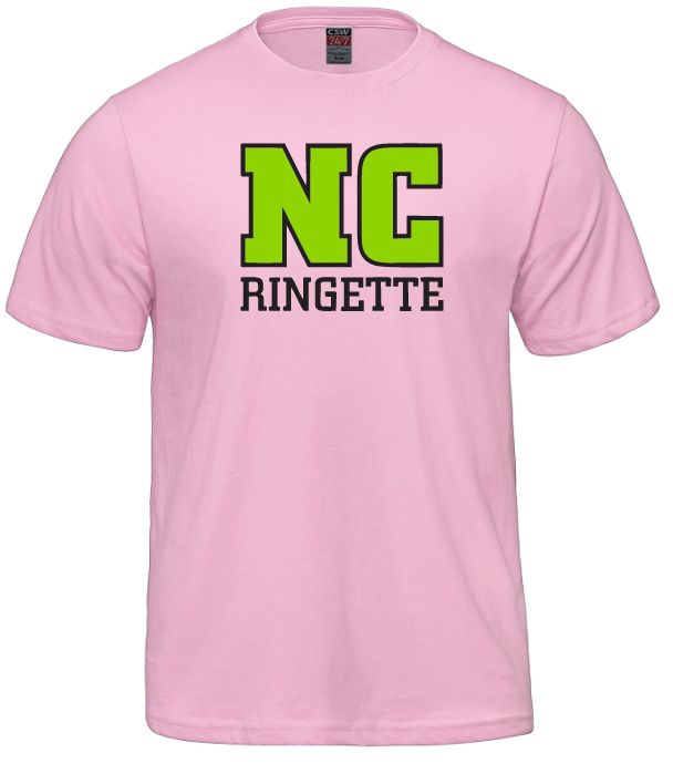 Nova Central Ringette - Pink Parkour NC Ringette T-Shirt (Full Chest)