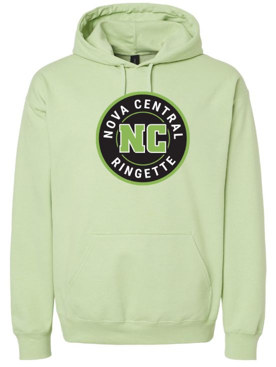 Nova Central Ringette - Pistachio Gildan Softstyle Nova Central Ringette Hoodie (Full Chest)