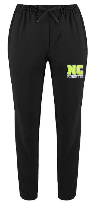 Nova Central Ringette - Black NC Ringette Athleisure Pants (Embroidered)