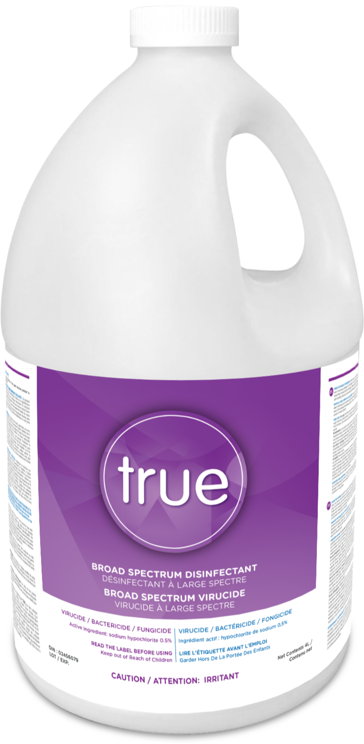 true™ Disinfectant 4L Jug
(box of 4)