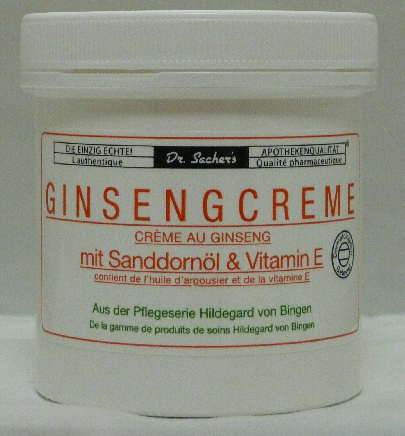 250ml Dr. Sachers Ginsengcreme mit Sanddornöl