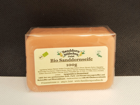 100g Melos Bio Sanddorn Seife