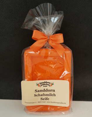 100g Sanddorn Schafmilchseife