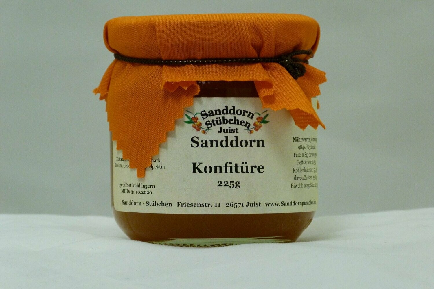 225g Sanddorn Konfitüre