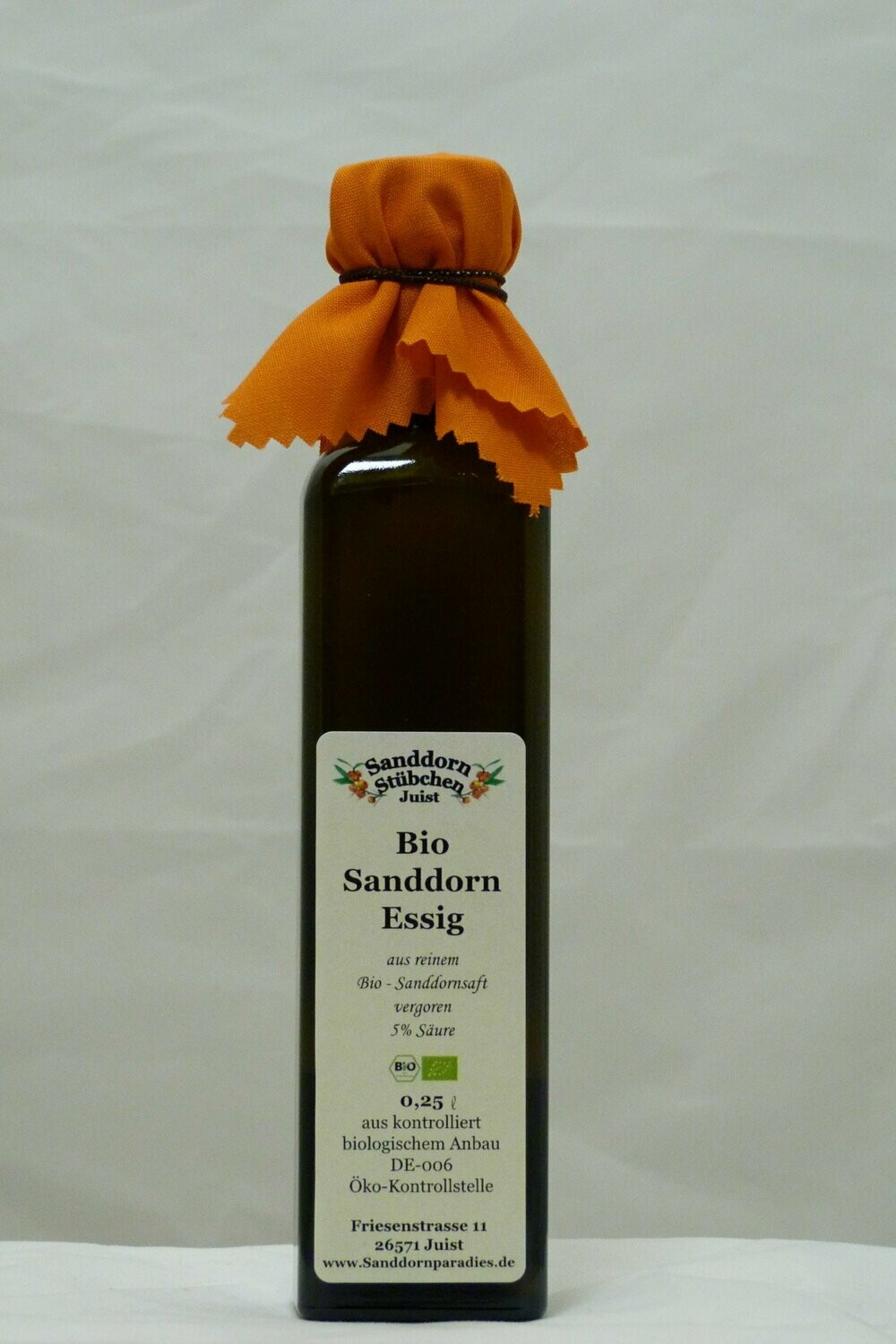 0,25l Bio Sanddornessig