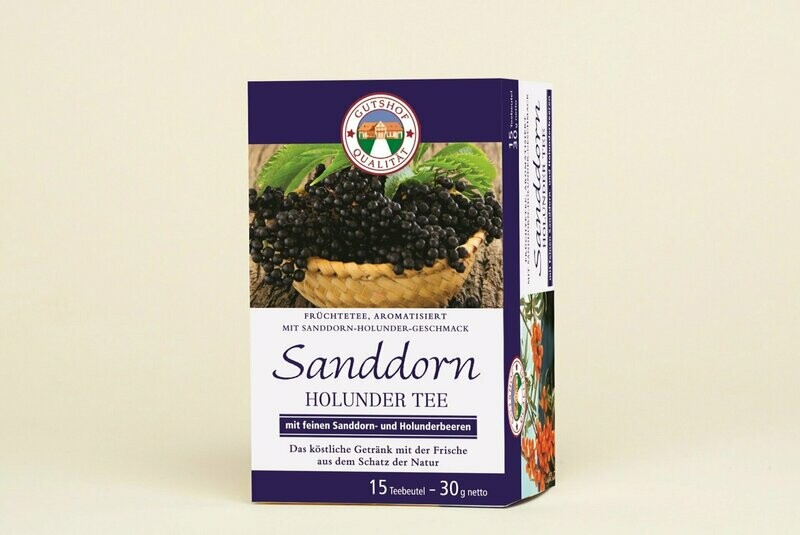 Aufgußbeutel Früchtetee Sanddorn Holunder Aufgußbeutel Früchtetee Sanddorn Holunder