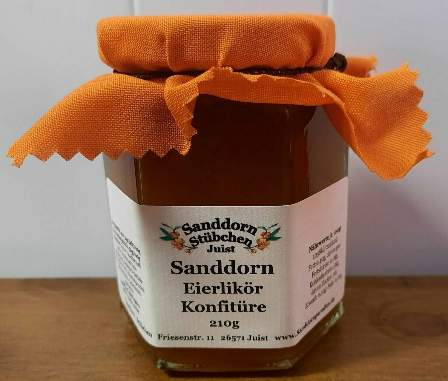 210g Sanddorn Eierlikör Konfitüre