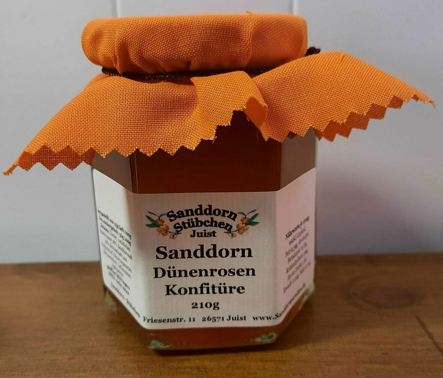 210g Sanddorn Dünenrosen Konfitüre