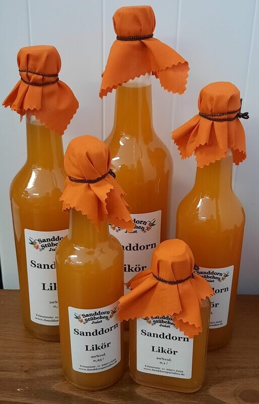 0,35l Sanddorn Likör 20% vol. 0,35l Sanddorn Likör 20% vol.