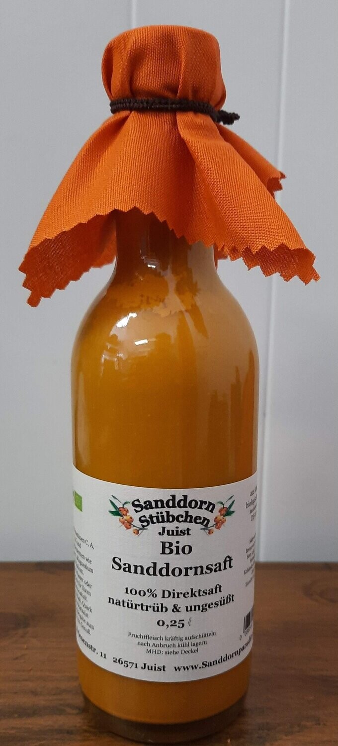 0,33l Bio Sanddorn Muttersaft 100%