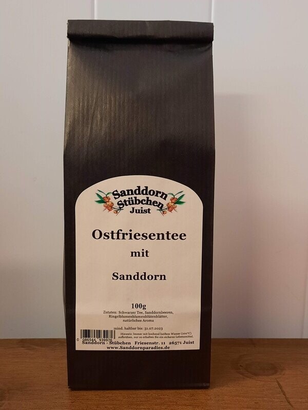 100g Ostfriesentee mit Sanddorn