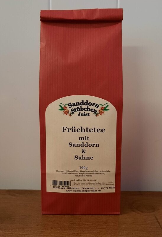 100g Früchtetee Sanddorn Sahne