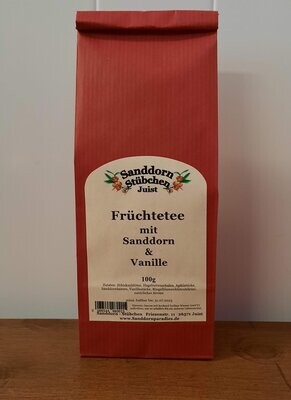 100g Früchtetee Sanddorn Vanille 100g Früchtetee Sanddorn Vanille
