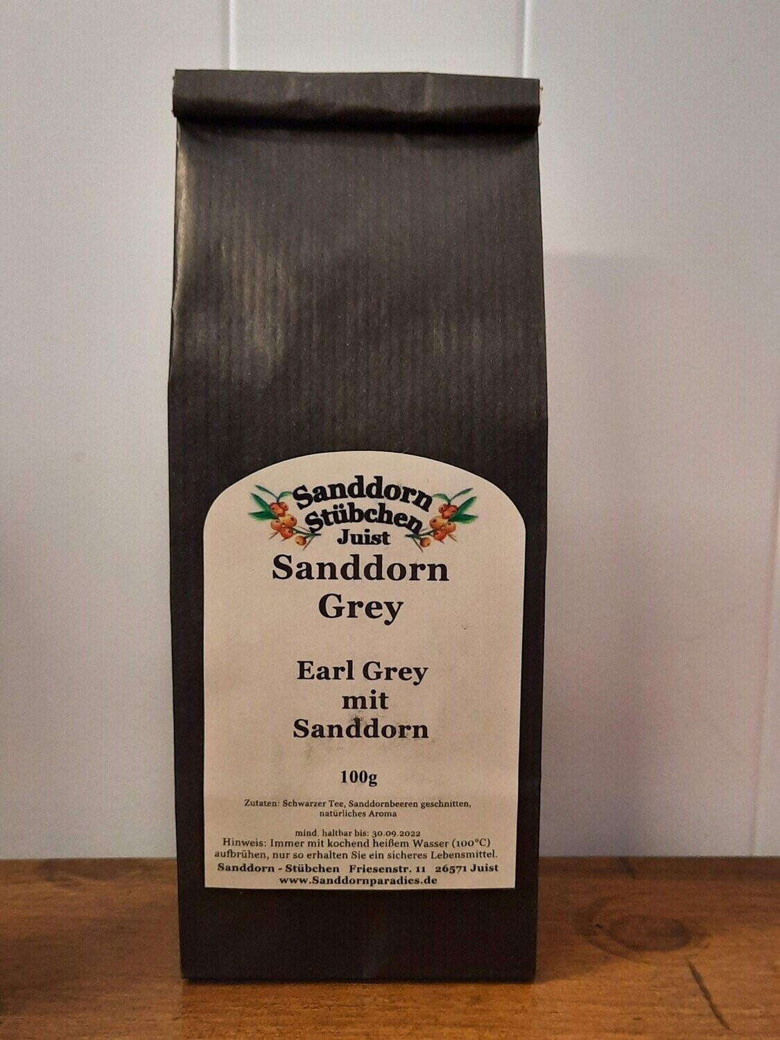 100g Sanddorn Grey, Earl Grey mit Sanddorn