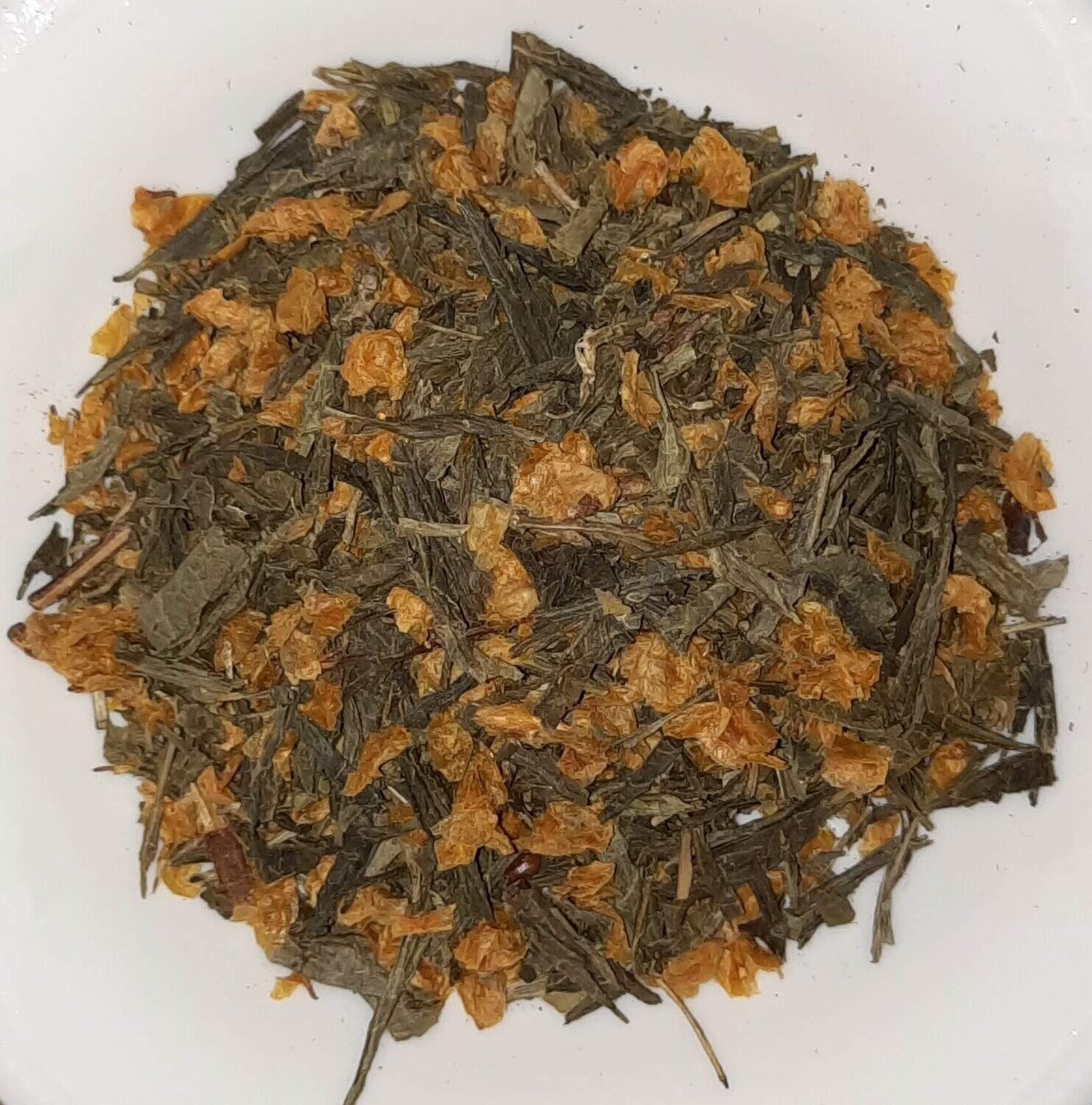 80g Bio Grüntee mit Sanddorn