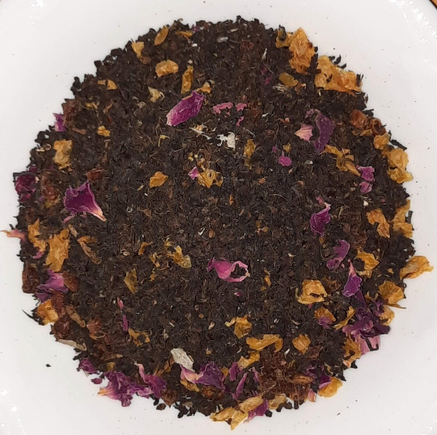100g Ostfriesentee Sanddorn & Inselrose, ohne Aromazusatz
