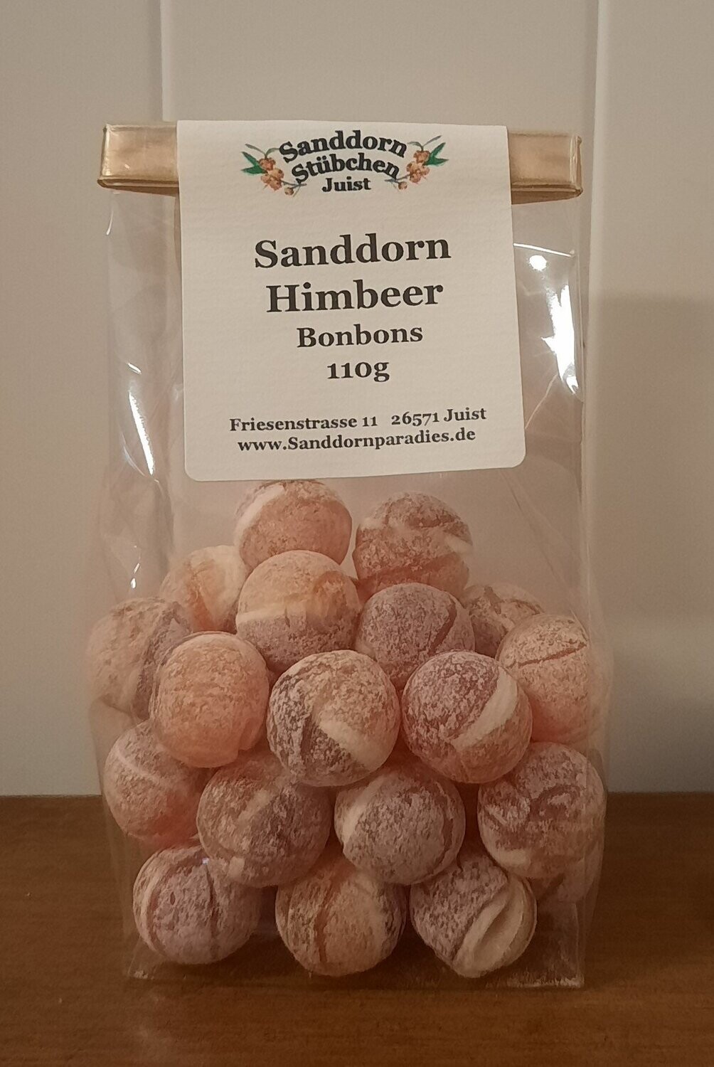 110g Sanddorn Himbeer Bonbons