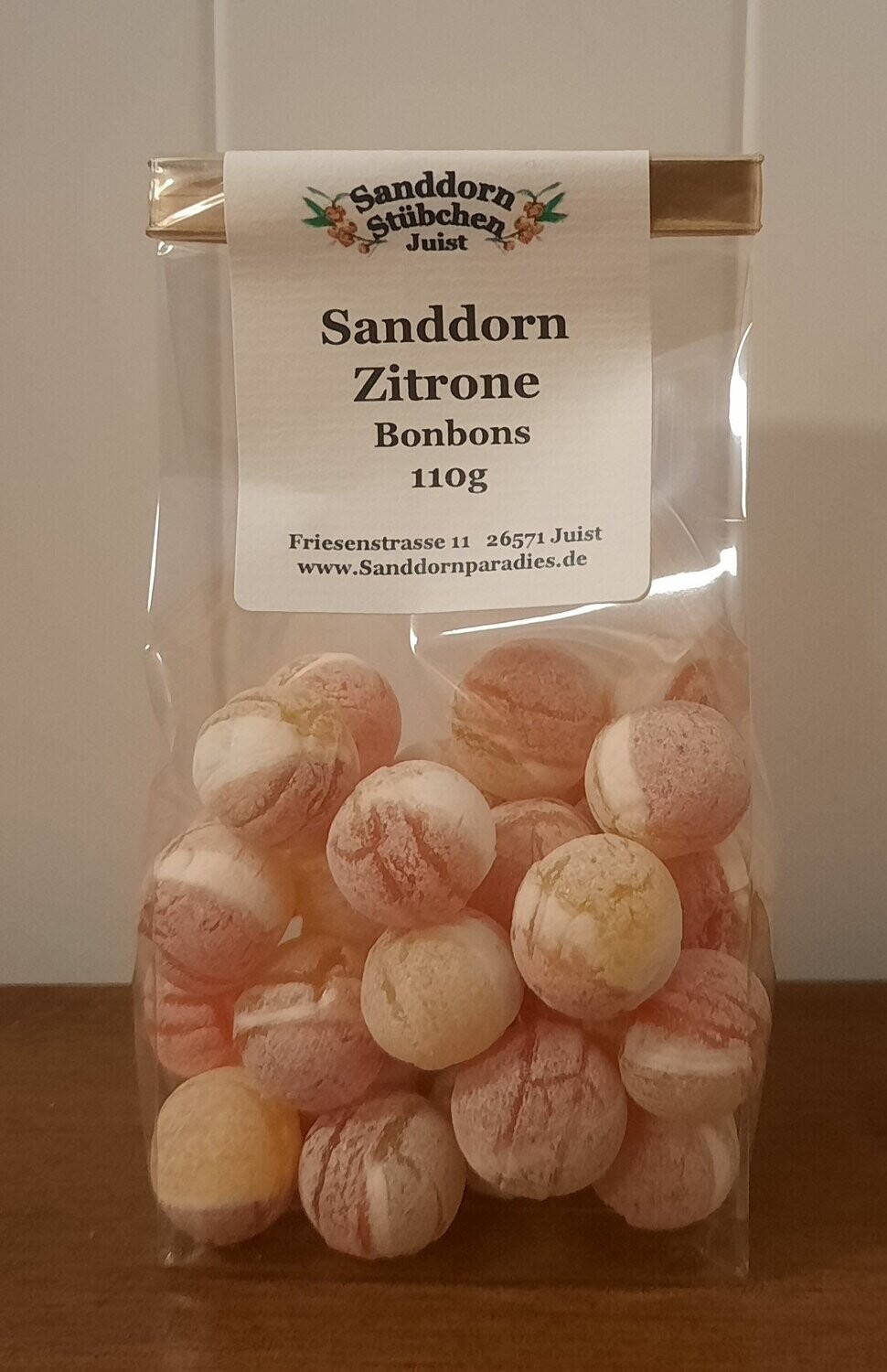 110g Sanddorn Zitrone Bonbons