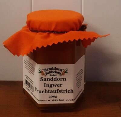225g Sanddorn Ingwer Fruchtaufstrich 225g Sanddorn Ingwer Fruchtaufstrich