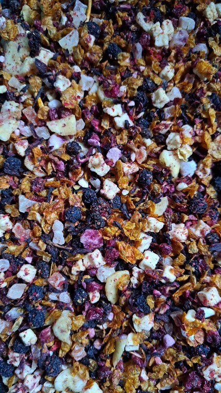 100g Früchtetee Sanddorn Himbeer Vanille 100g Früchtetee Sanddorn Himbeer Vanille