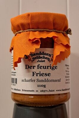 100g Senf "Feuriger Friese", mit Meerrettich
