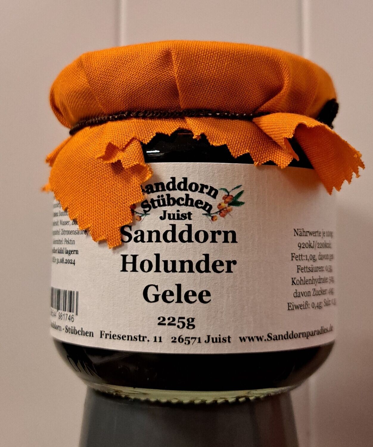 225g Sanddorn Holunder Gelee