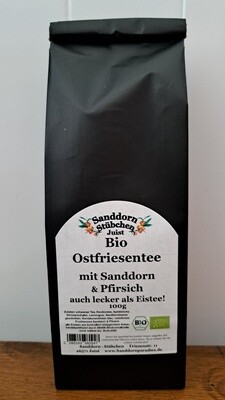 100g Bio Ostfriesentee Sanddorn Pfirsich 100g Bio Ostfriesentee Sanddorn Pfirsich