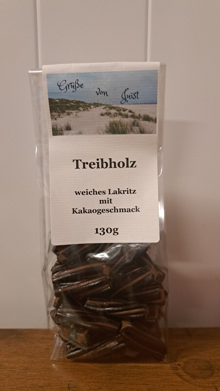 125g Treibholz Lakritz, Gruß von Juist
