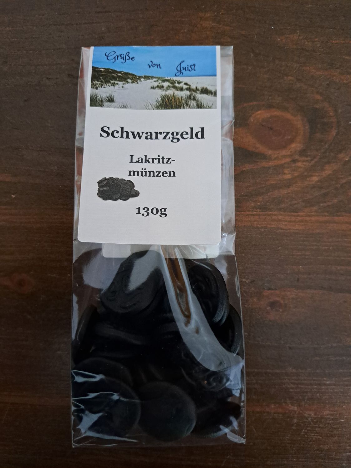 130g Lakritz Schwarzgeld, Gruß von Juist
