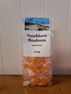 100g Sanddornbonbons ohne Zuckerzusatz 100g Sanddornbonbons ohne Zuckerzusatz
