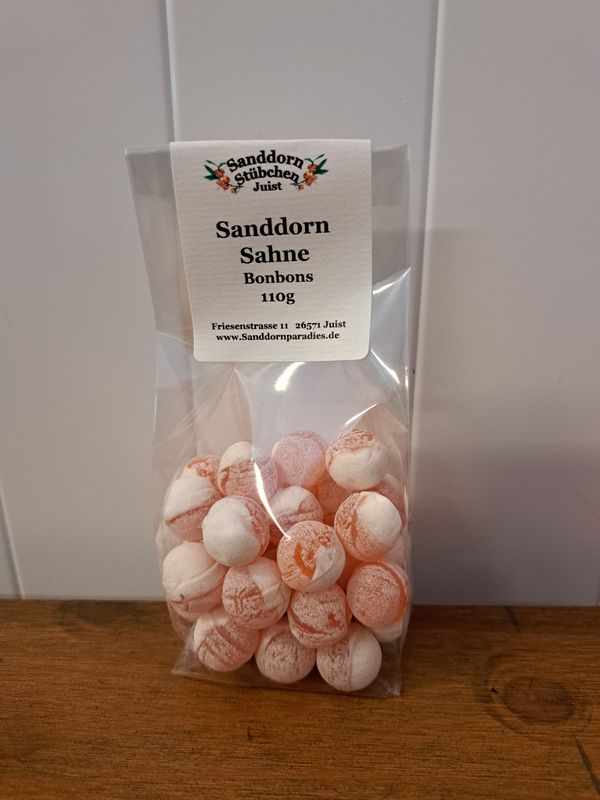 110g Sanddorn Sahne Bonbons 110g Sanddorn Sahne Bonbons