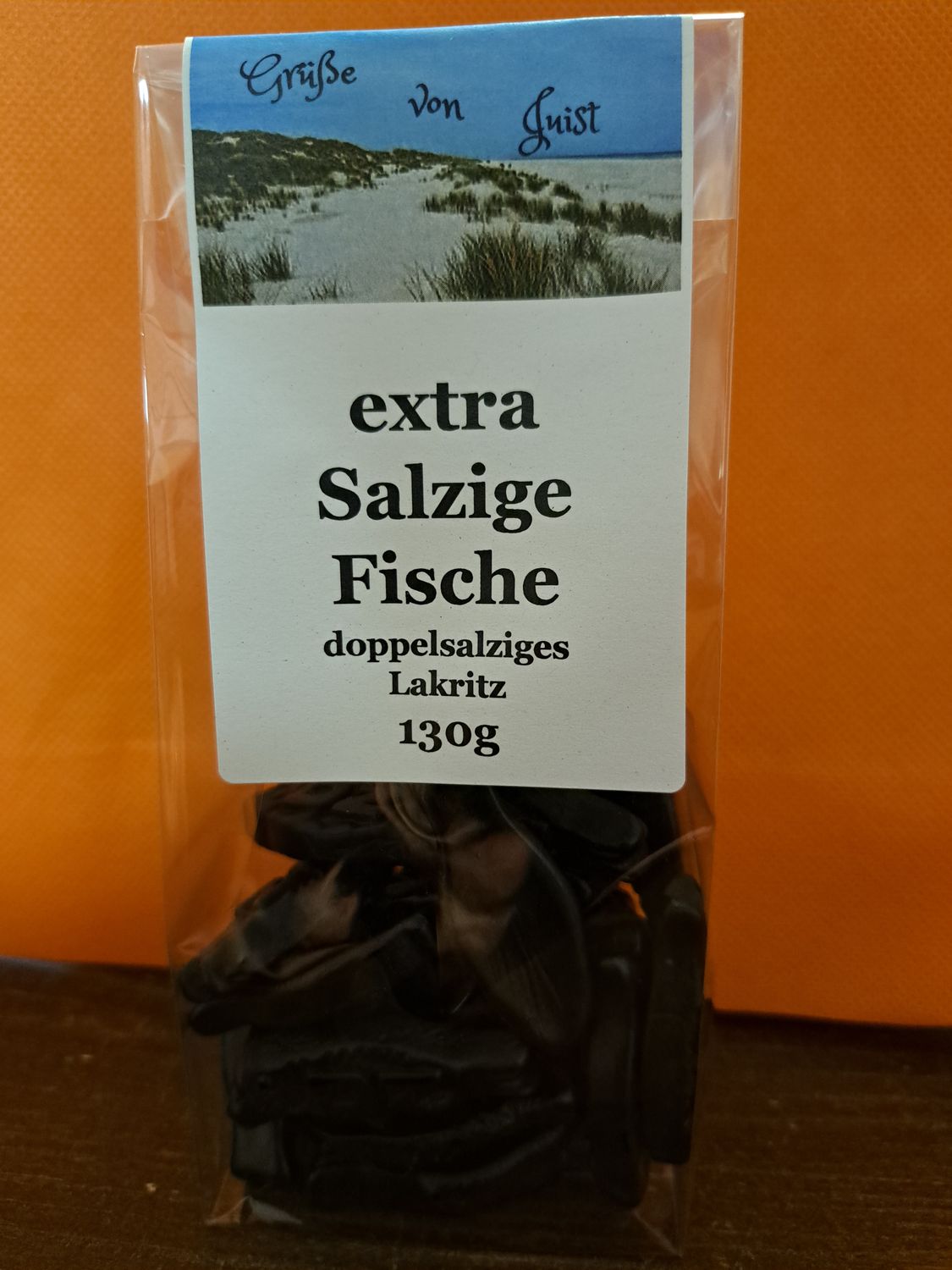 130g extrasalzige Fische Gruß von Juist