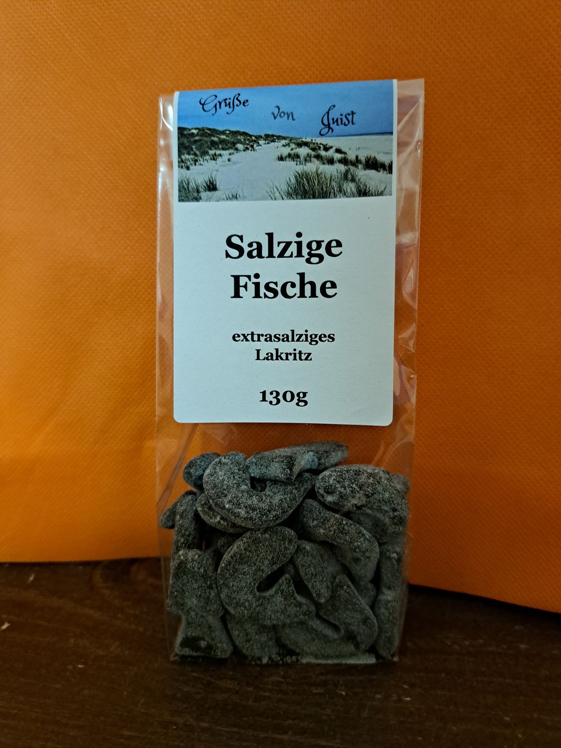 130g Salzige Fische Salzlakritz, Gruß von Juist