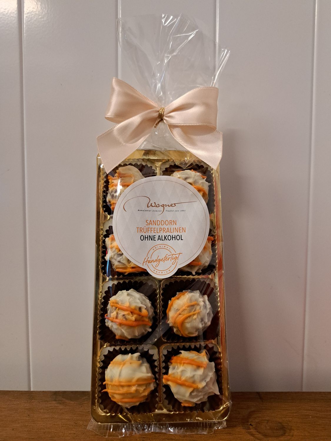 100g Wagner Sanddorn Orangen Trüffelpralinen
