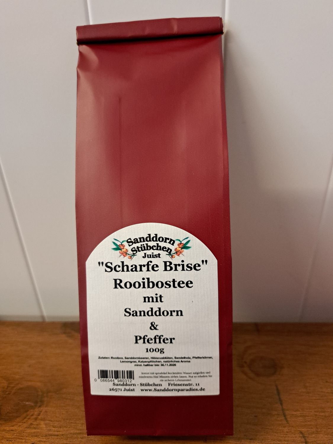 100g "Sandsturm", Rooibos Sanddorn Pfeffer