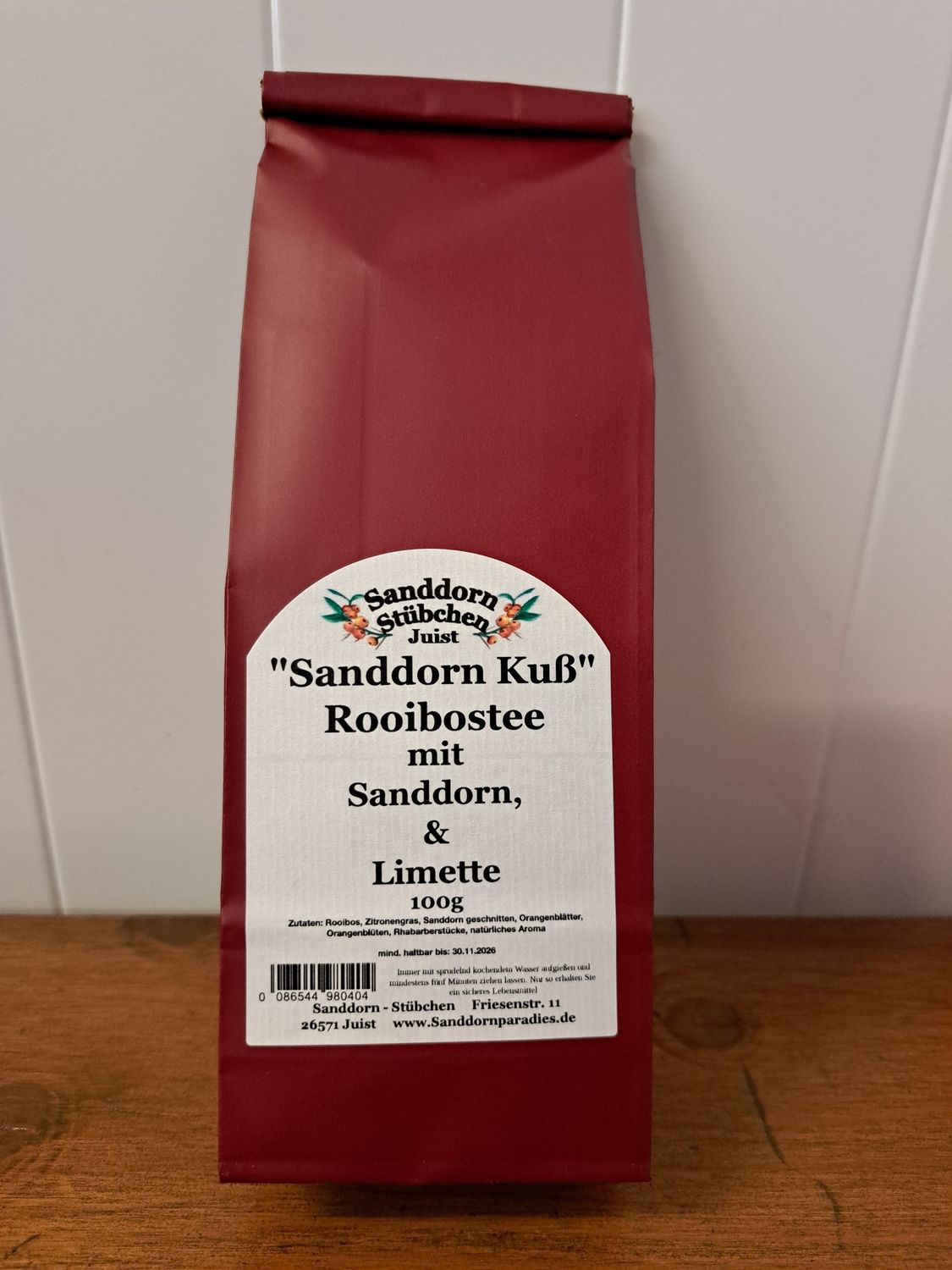100g "Sanddorn Kuss", Rooibos Sanddorn Limette