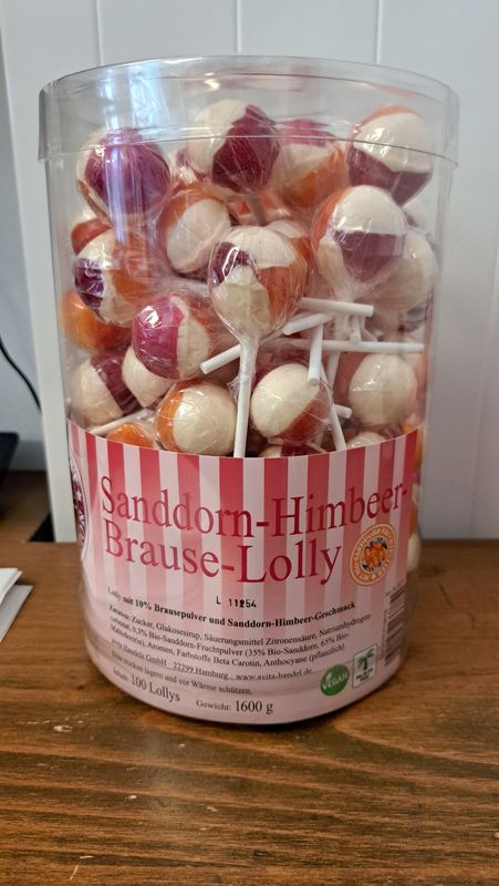 Sanddorn Himbeer Brauselolli Sanddorn Himbeer Brauselolli