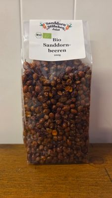 100g Bio Sanddornbeeren getrocknet 100g Bio Sanddornbeeren getrocknet