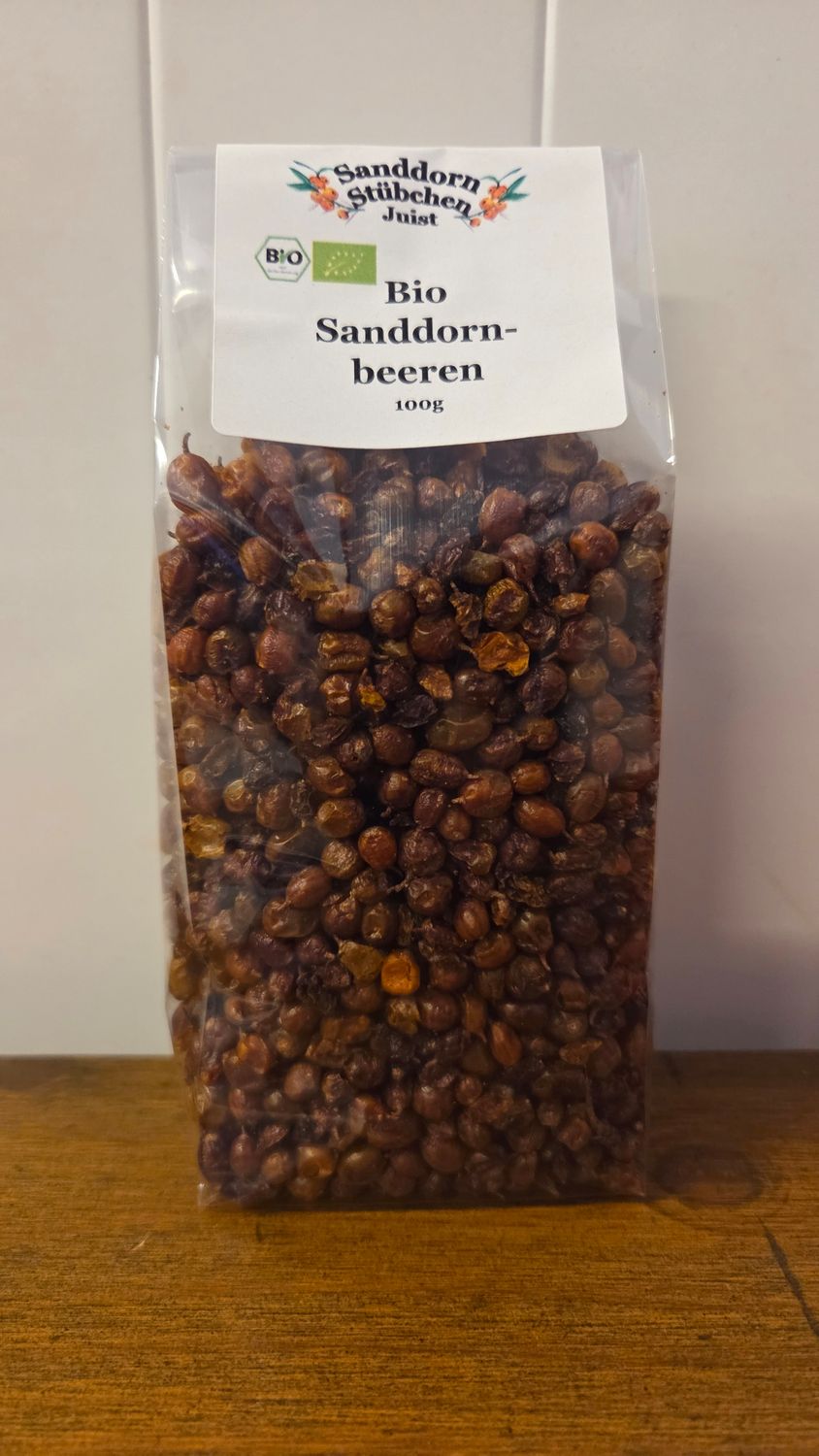 100g Bio Sanddornbeeren getrocknet