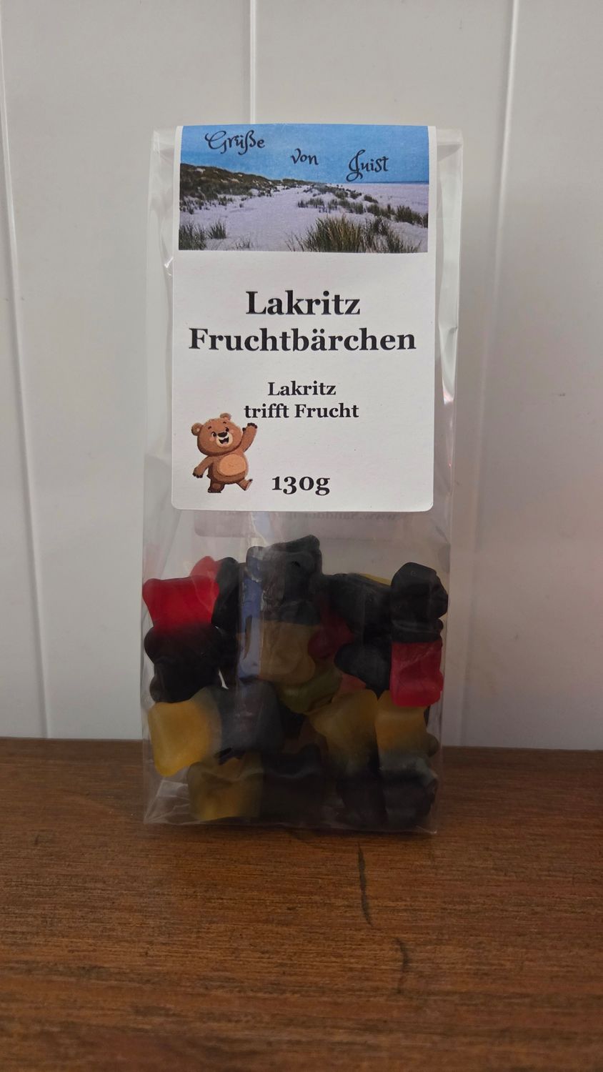 130g Lakritz - Fruchtgummi - Bärchen
