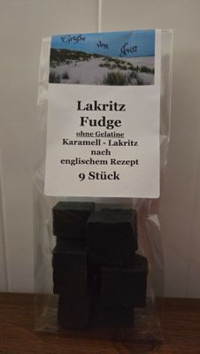 Lakritz Fudge Gruß von Juist Lakritz Fudge Gruß von Juist