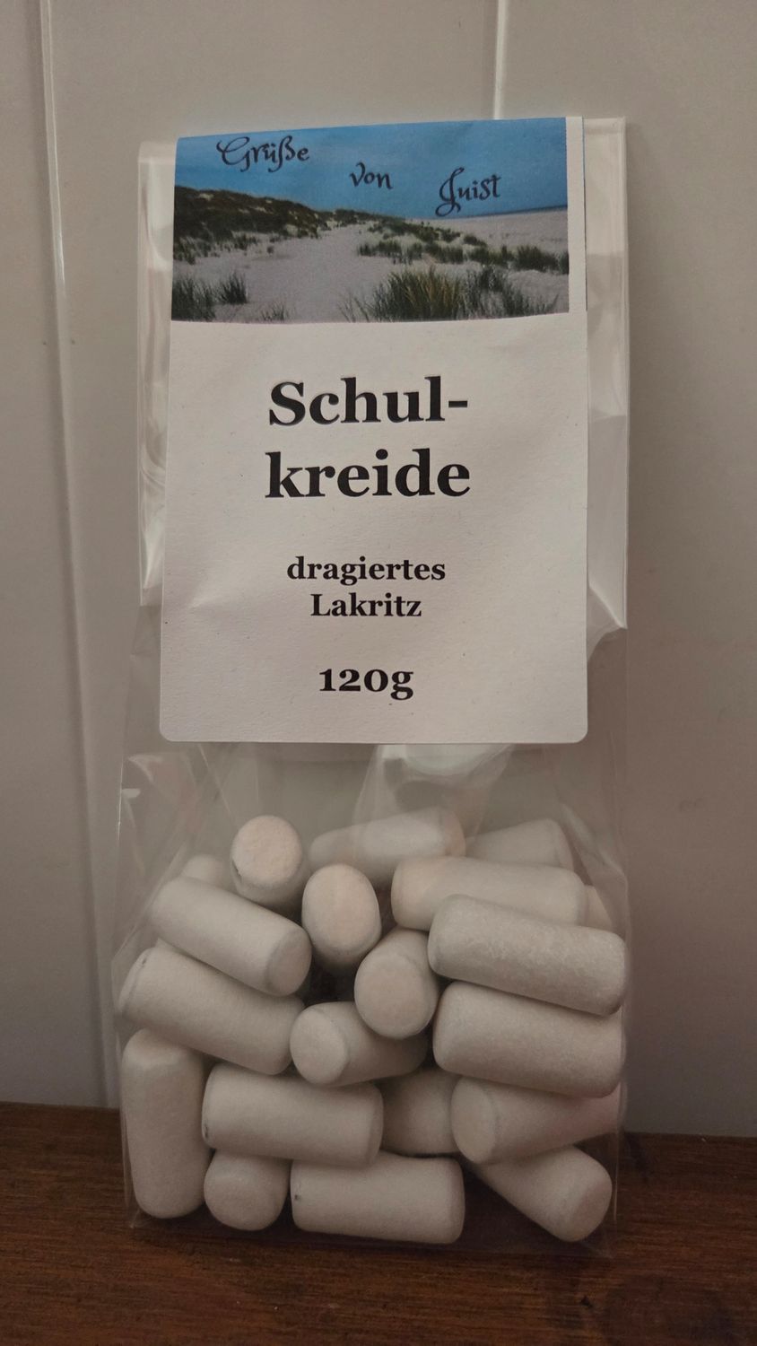 Schulkreide, Gruß von Juist