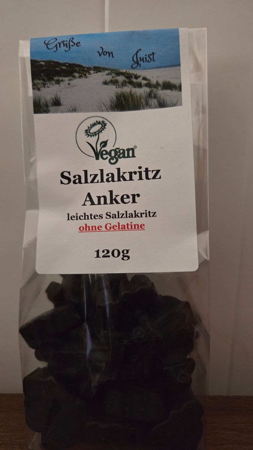 Salzlakritz Anker Gruß von Juist