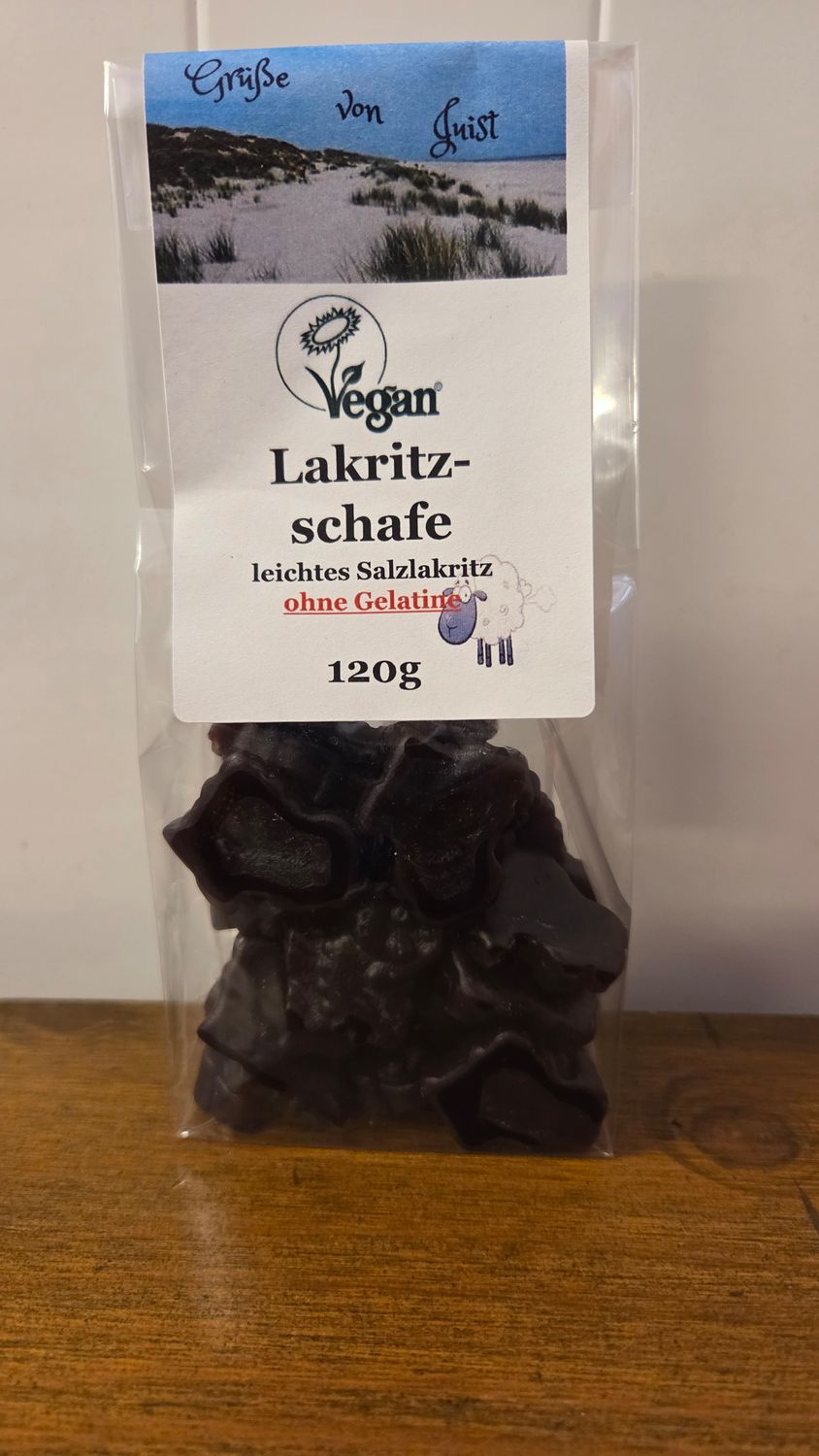 Lakritz Schafe Gruß von Juist