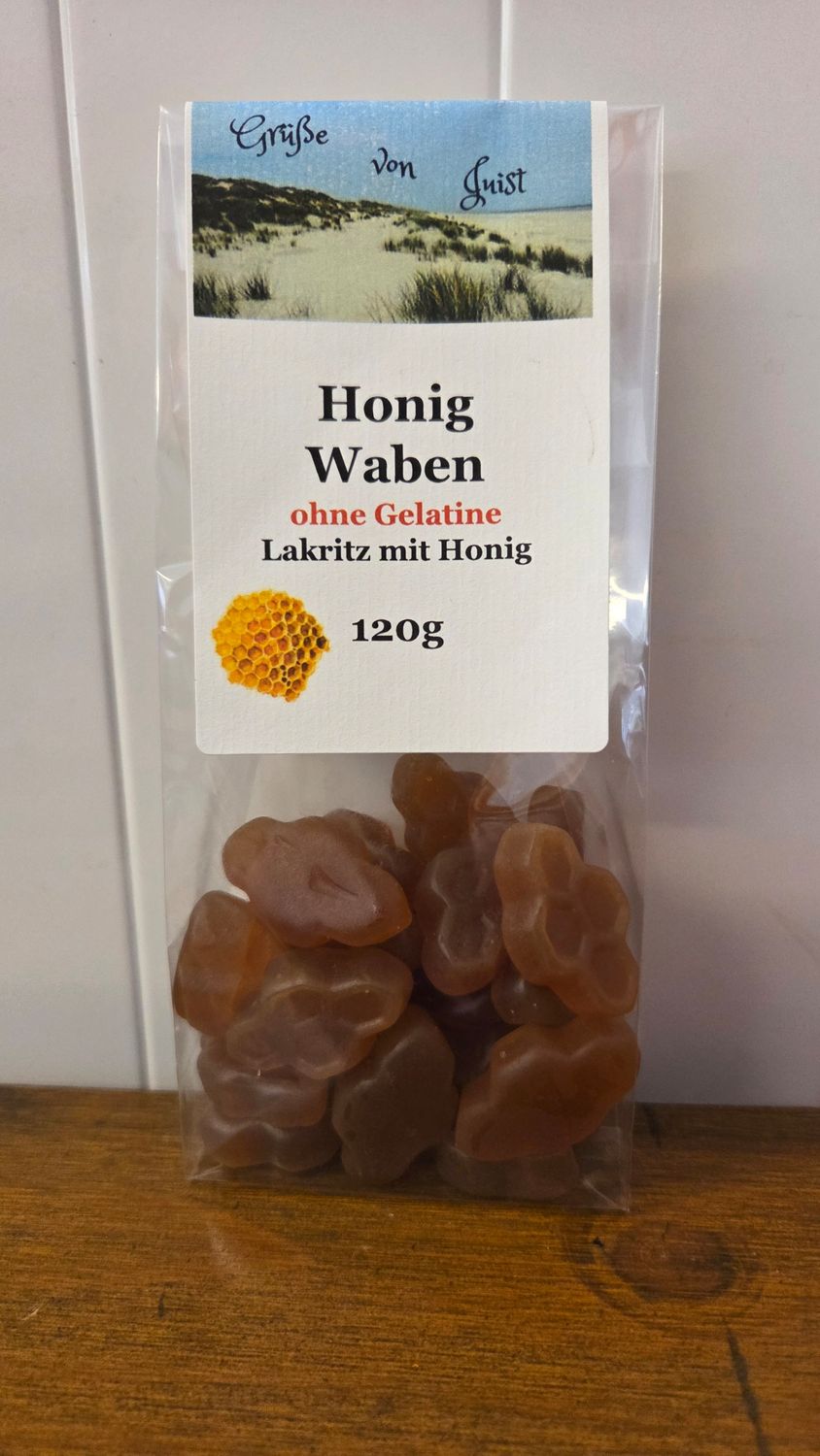 120g Honig Waben, Gruß von Juist